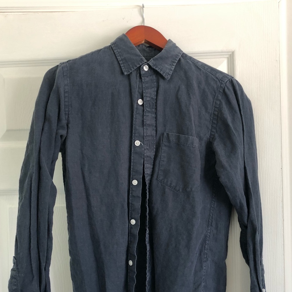 Jcrew linen dress shirt XS
